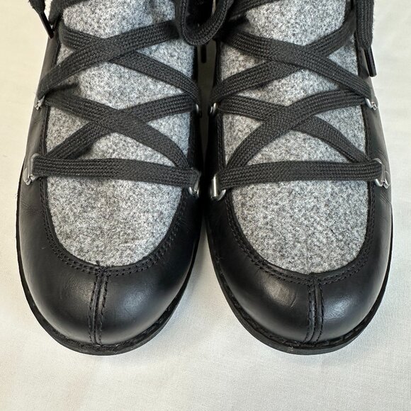 Merrell Shiloh II Warm Boot in Black Leather and Gray Felt - Picture 12 of 12